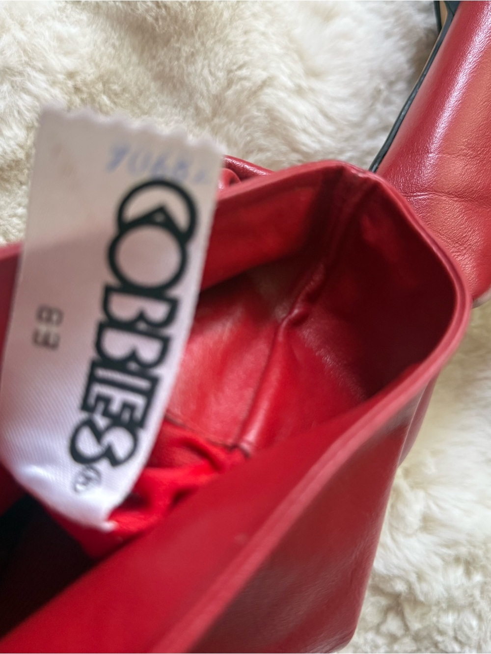 Red Leather Heeled Boots - Women's Stylish Boot